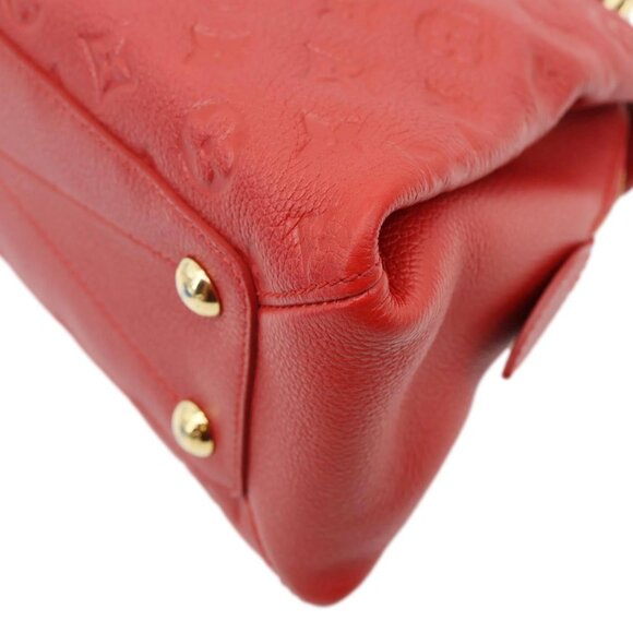 Louis Vuitton  Vosges MM Empreinte Leather Shoulder Bag Red - Picture 9 of 14